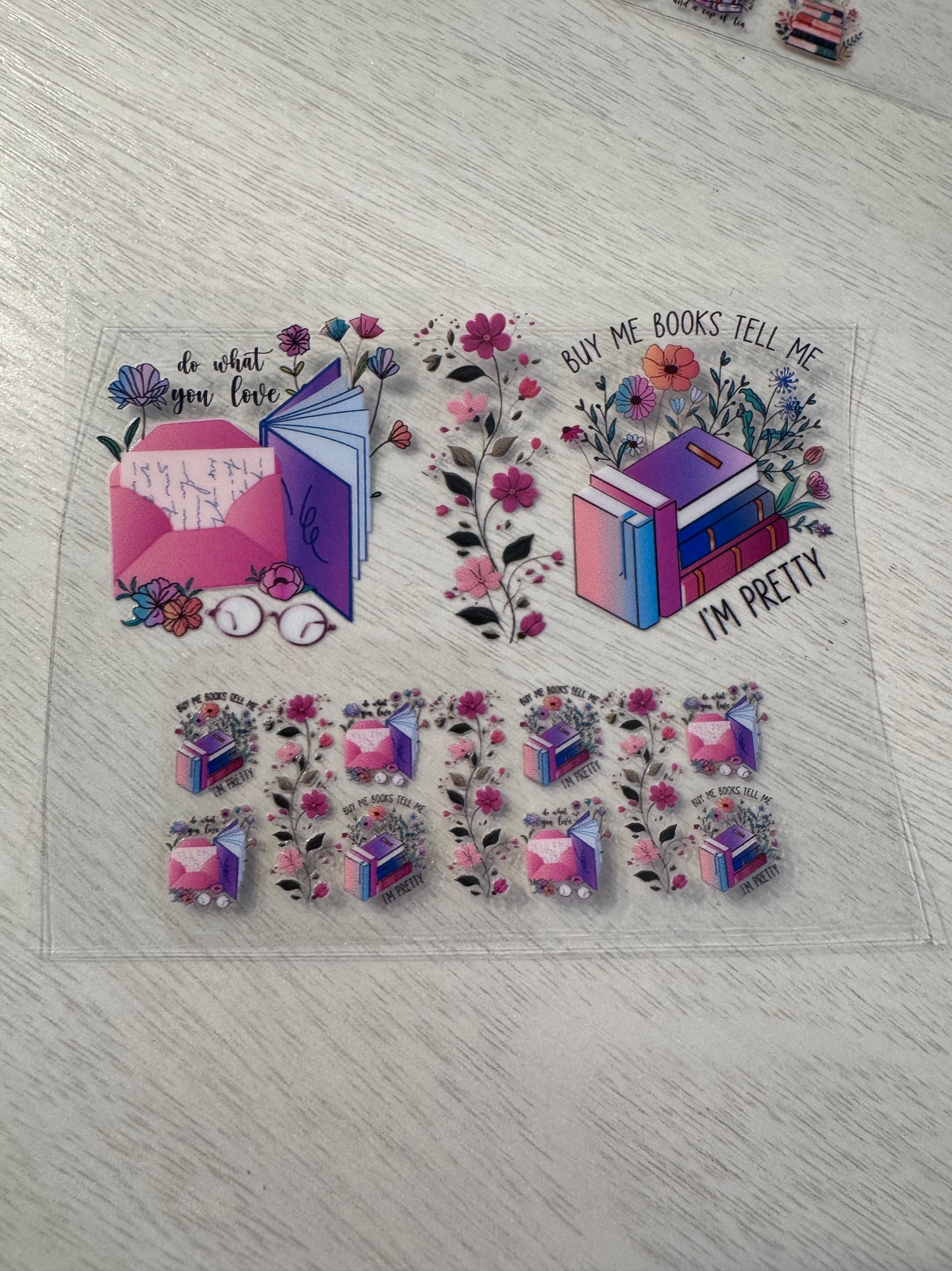 Do what you love, but me books and tell me I’m pretty