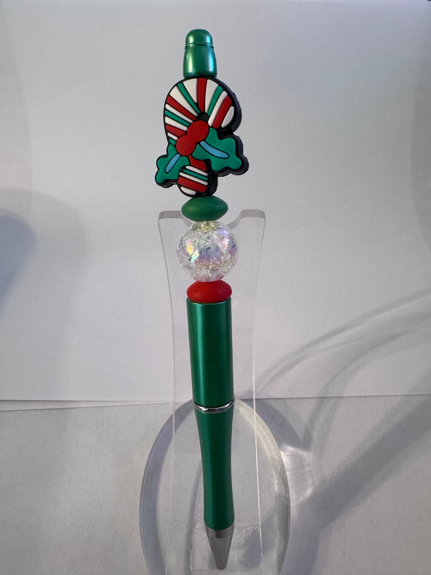 Red and green candy cane