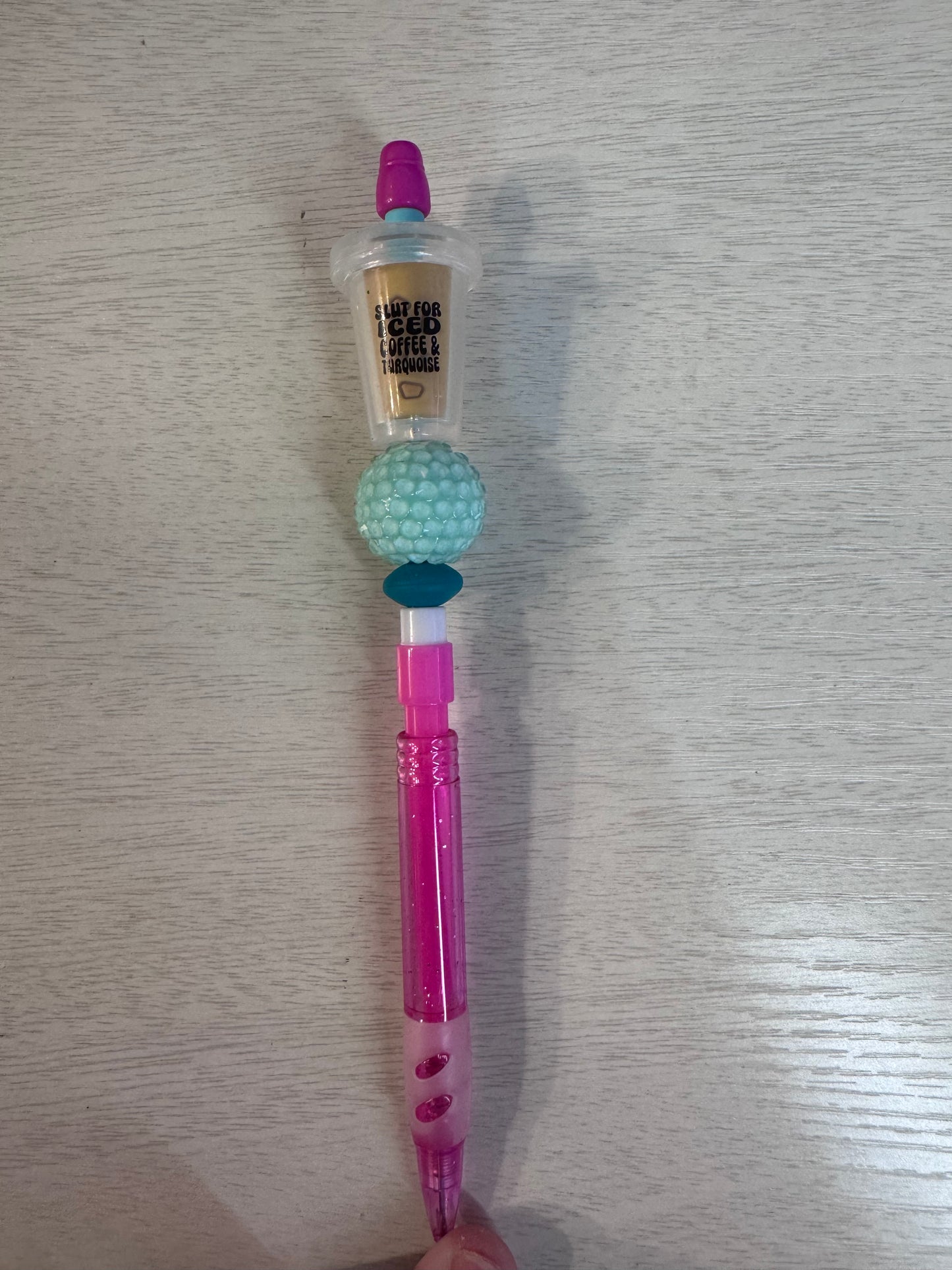 Slut for iced coffee and turquoise