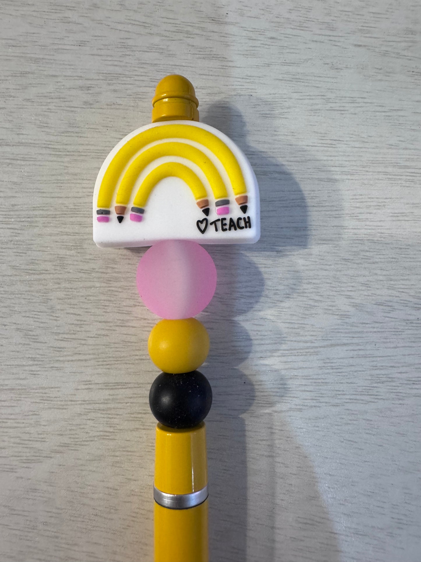 Pencil “teach” rainbow