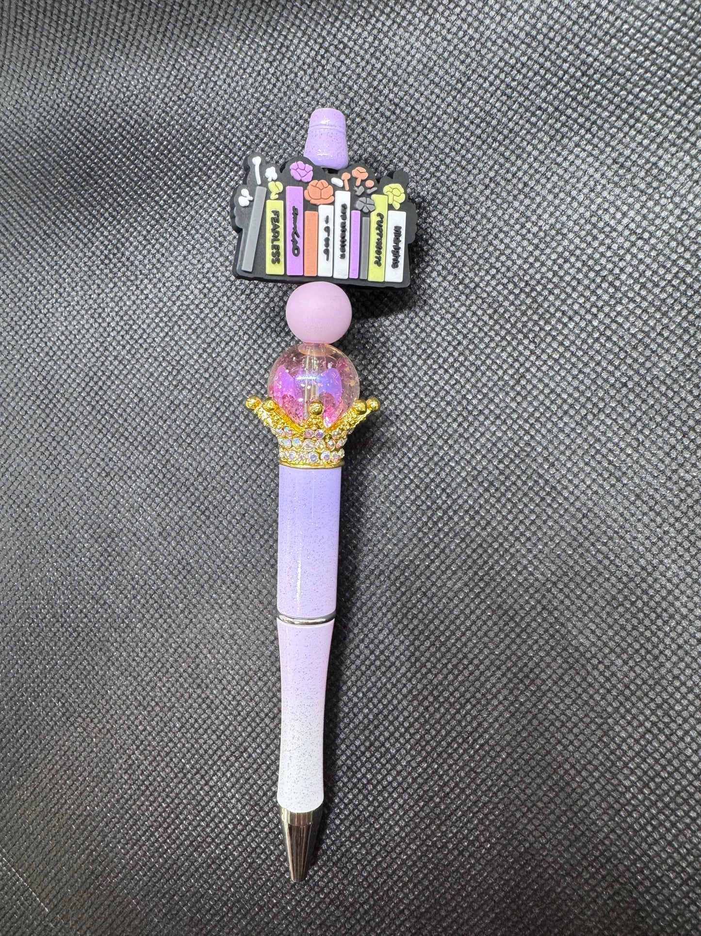 Bookshelf with flowers