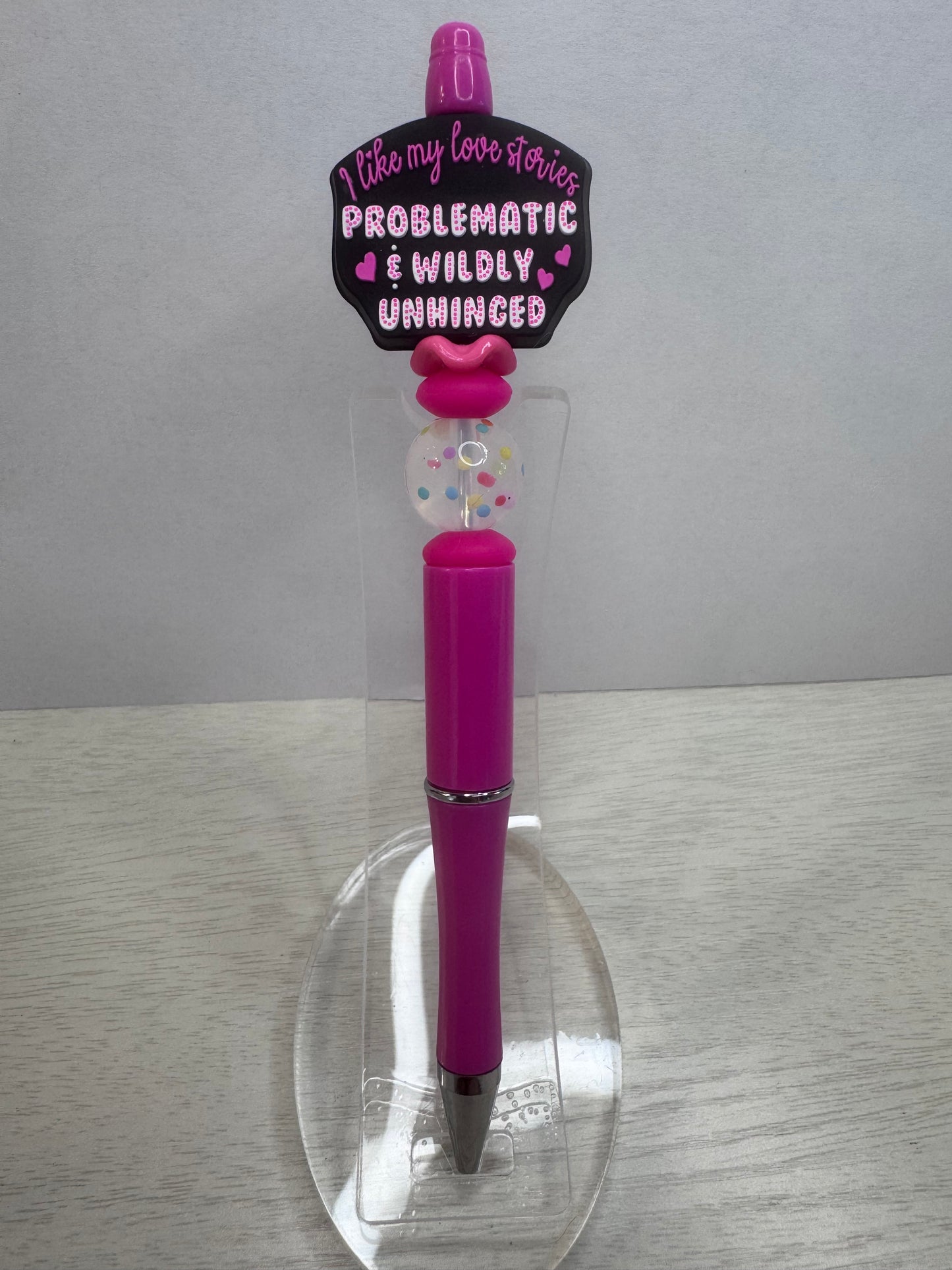 I like my love stories problematic & wildly unhinged