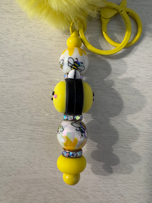 Bee keychain
