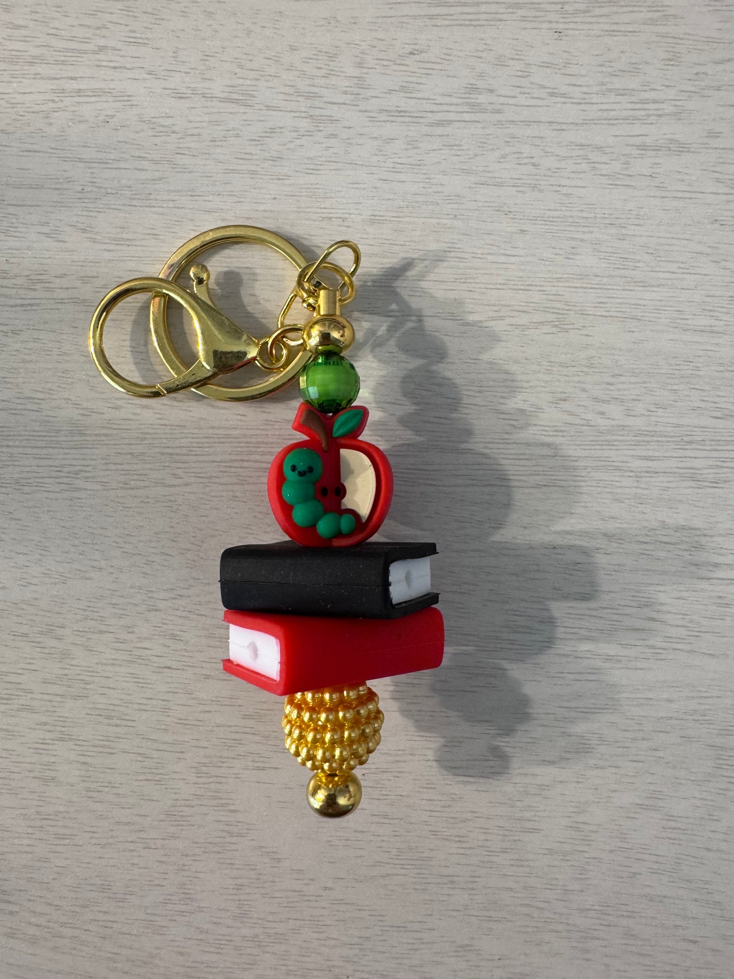 3 focal apple and book