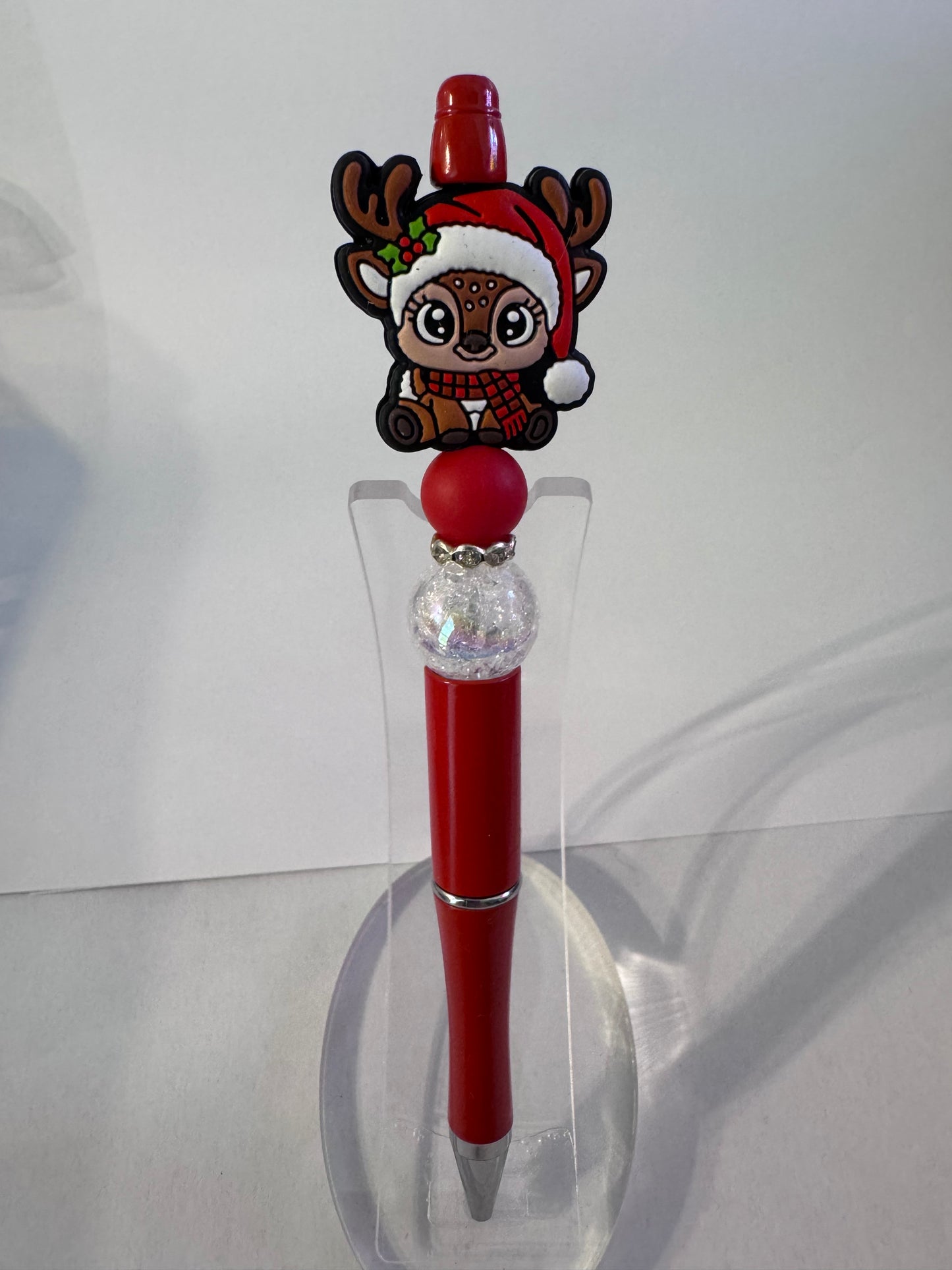 Reindeer with Santa hat