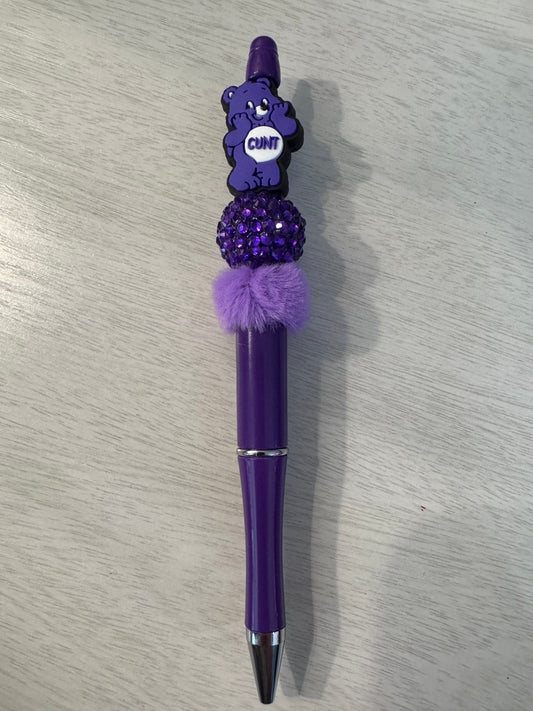 Purple Swear Bear “c*nt”