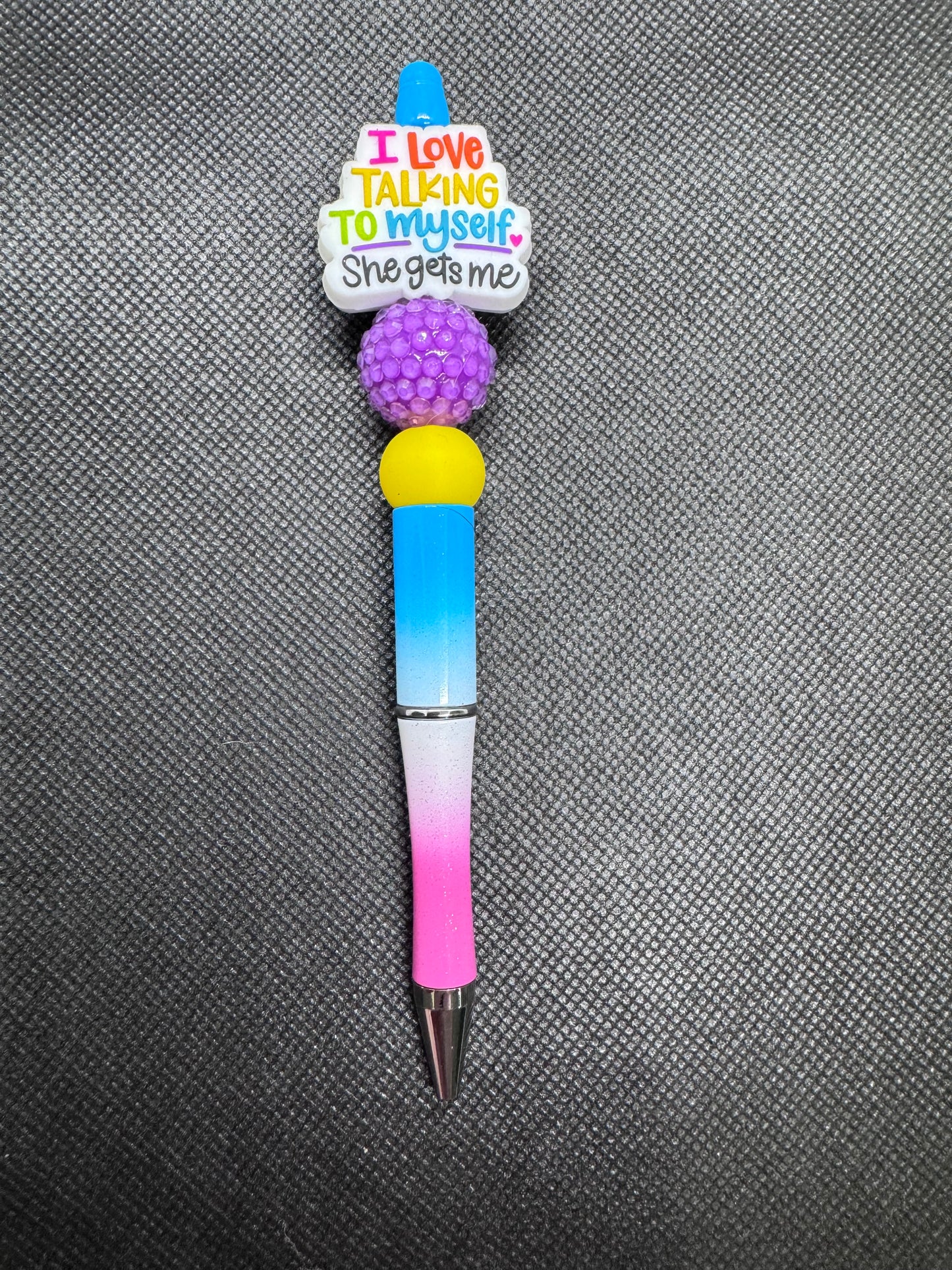 I love talking to myself, she gets me.