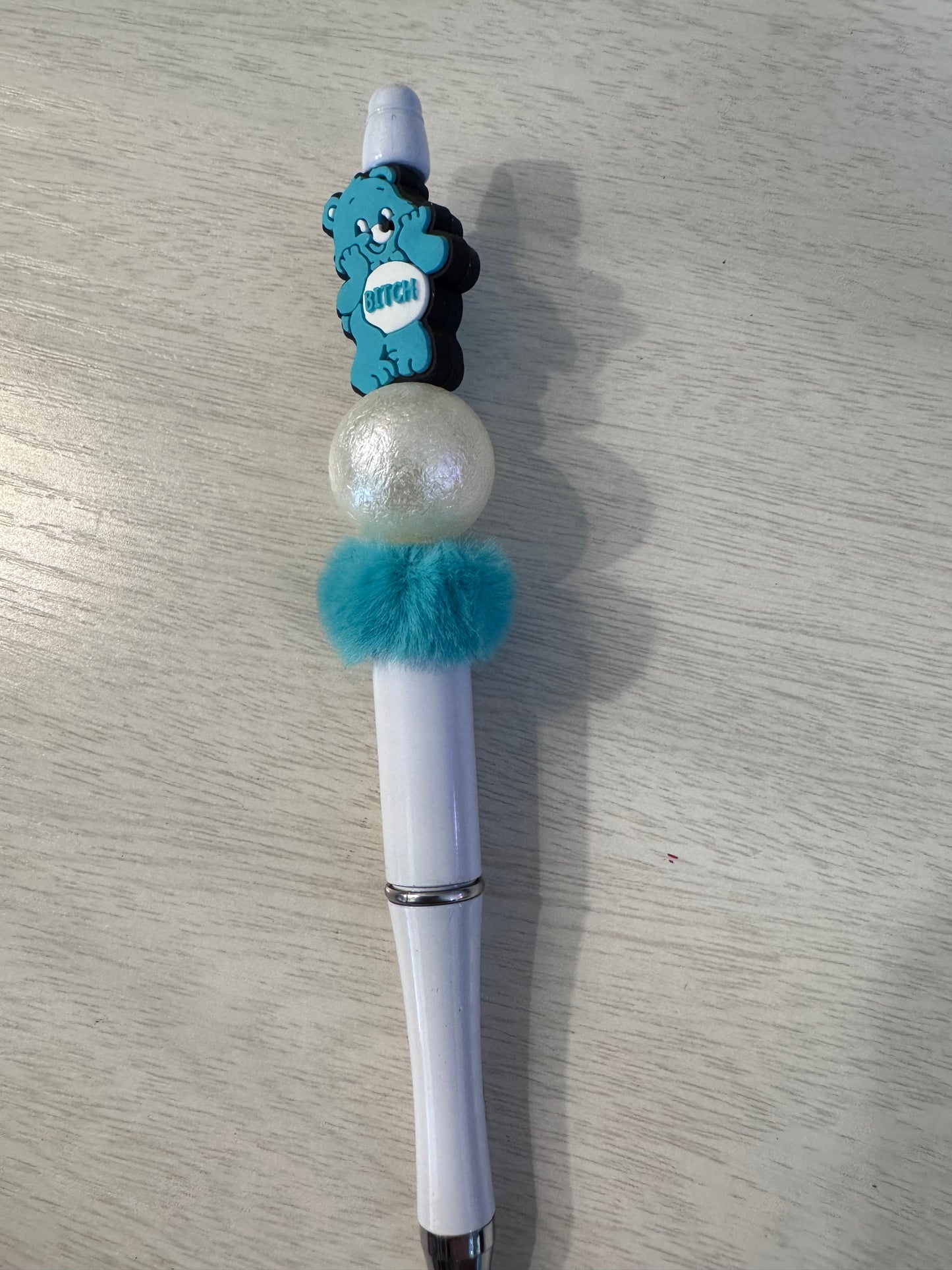 Teal swear Bear “B*tch”