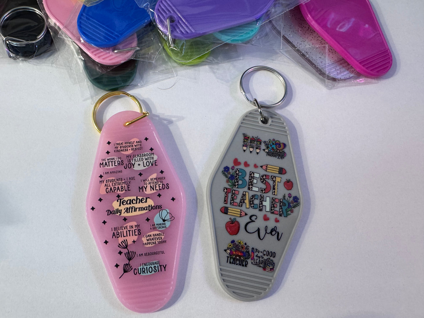 Teacher keychains