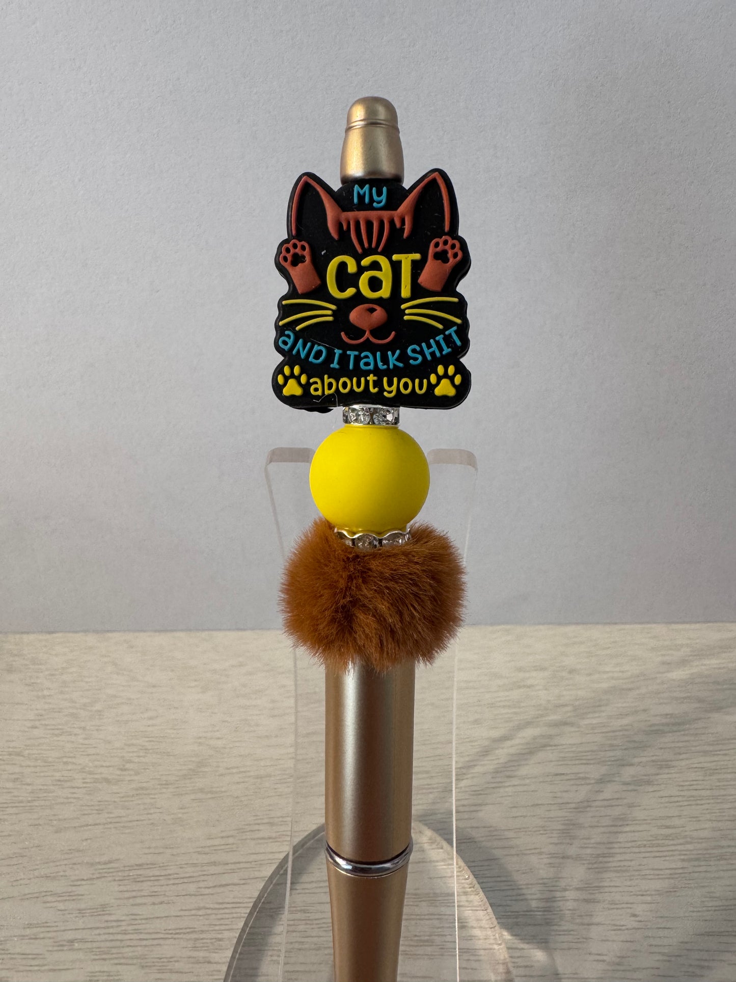 My cat and I talk shit about you