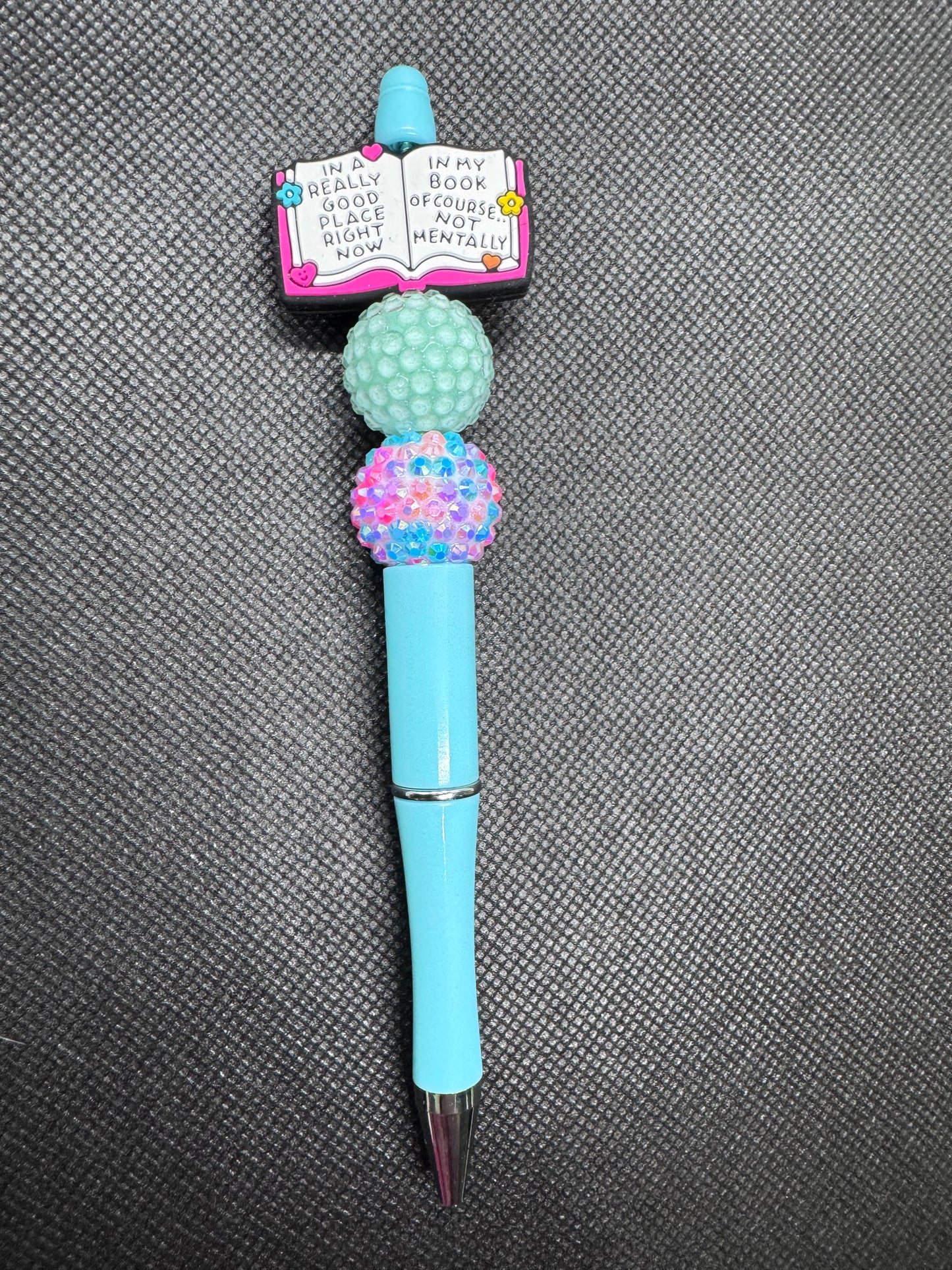 In a really good place right now, in my book of course, not mentally