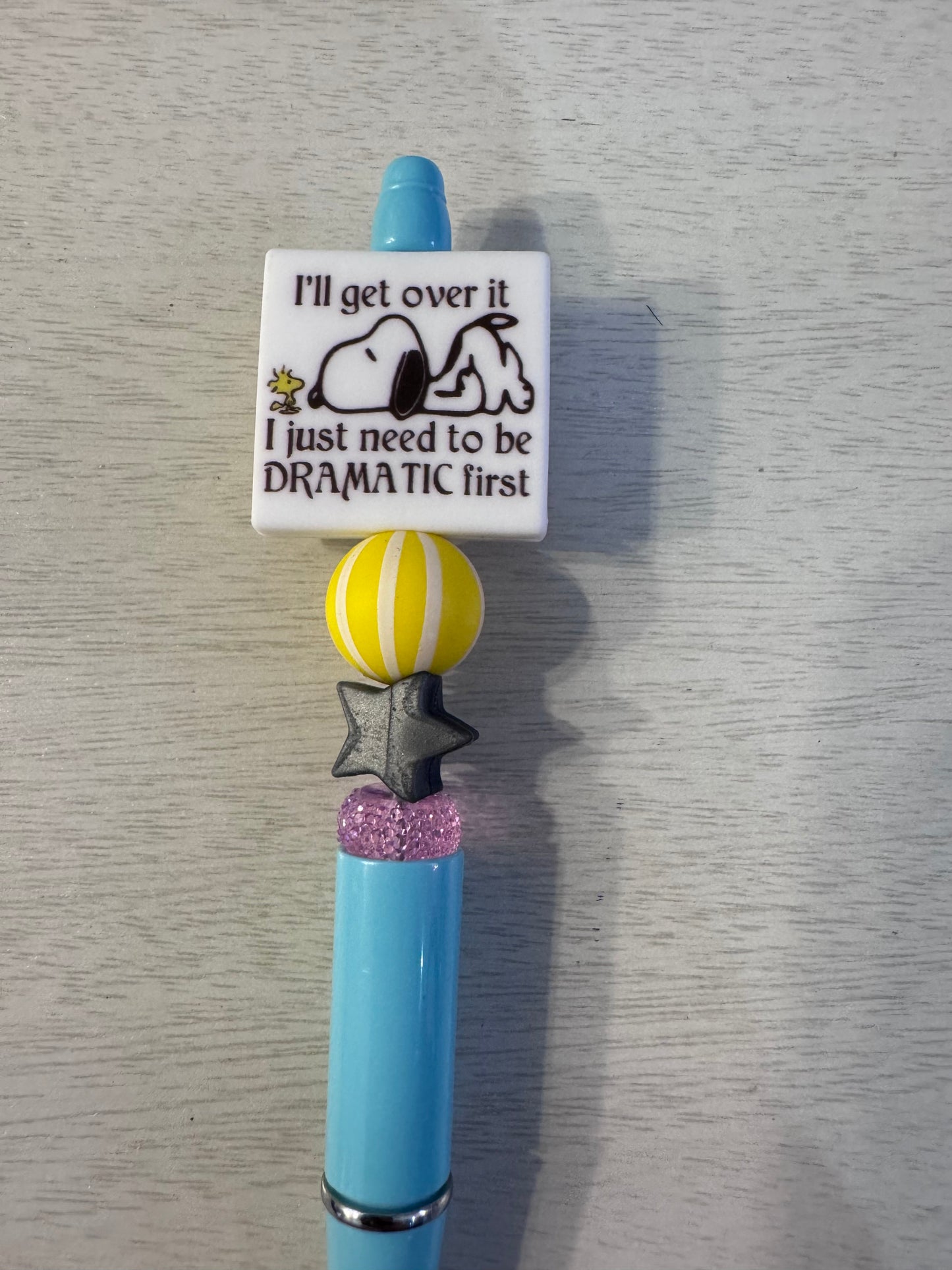 I’ll get over it, I just need to be dramatic first Snoopy dog