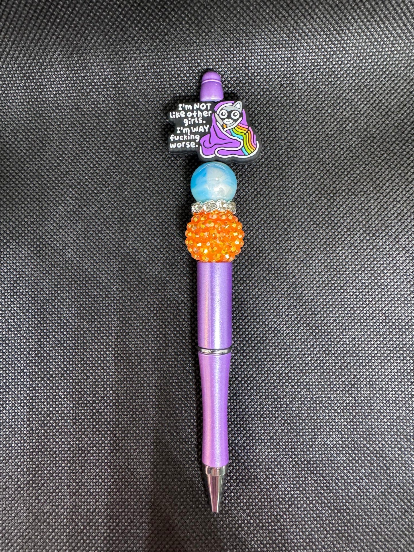 I’m not like other girls…I’m way f*ing worse raccoon with blanket and knife