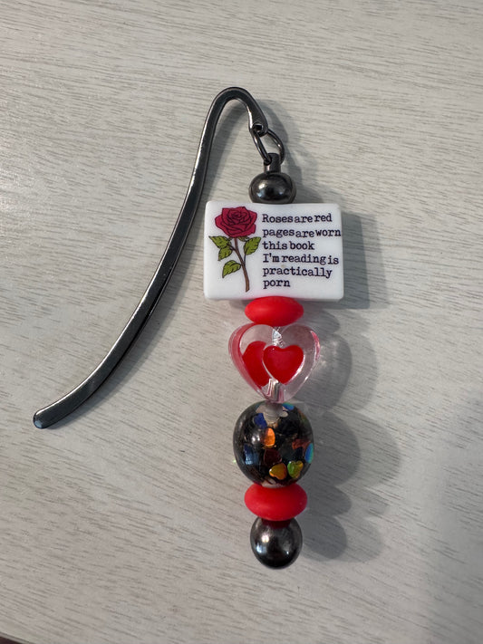 Roses are read pages are torn this book I’m reading is practically porn