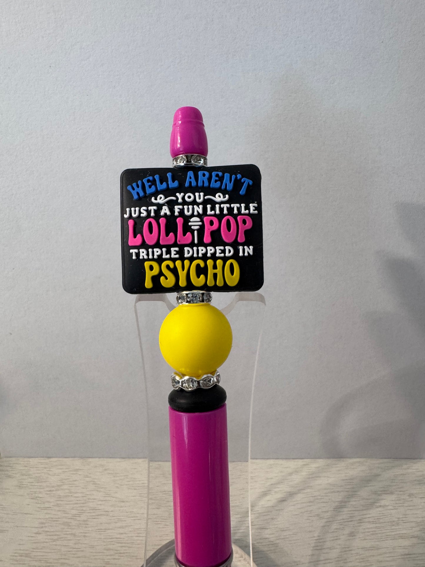 Well aren’t you just a fun little lollipop triple dipped in psycho