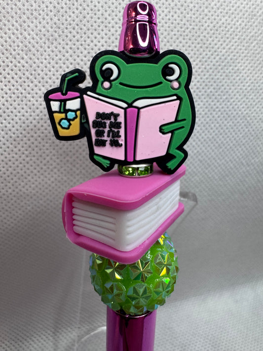 Don’t bug me or I’ll eat ya frog with books and iced coffee