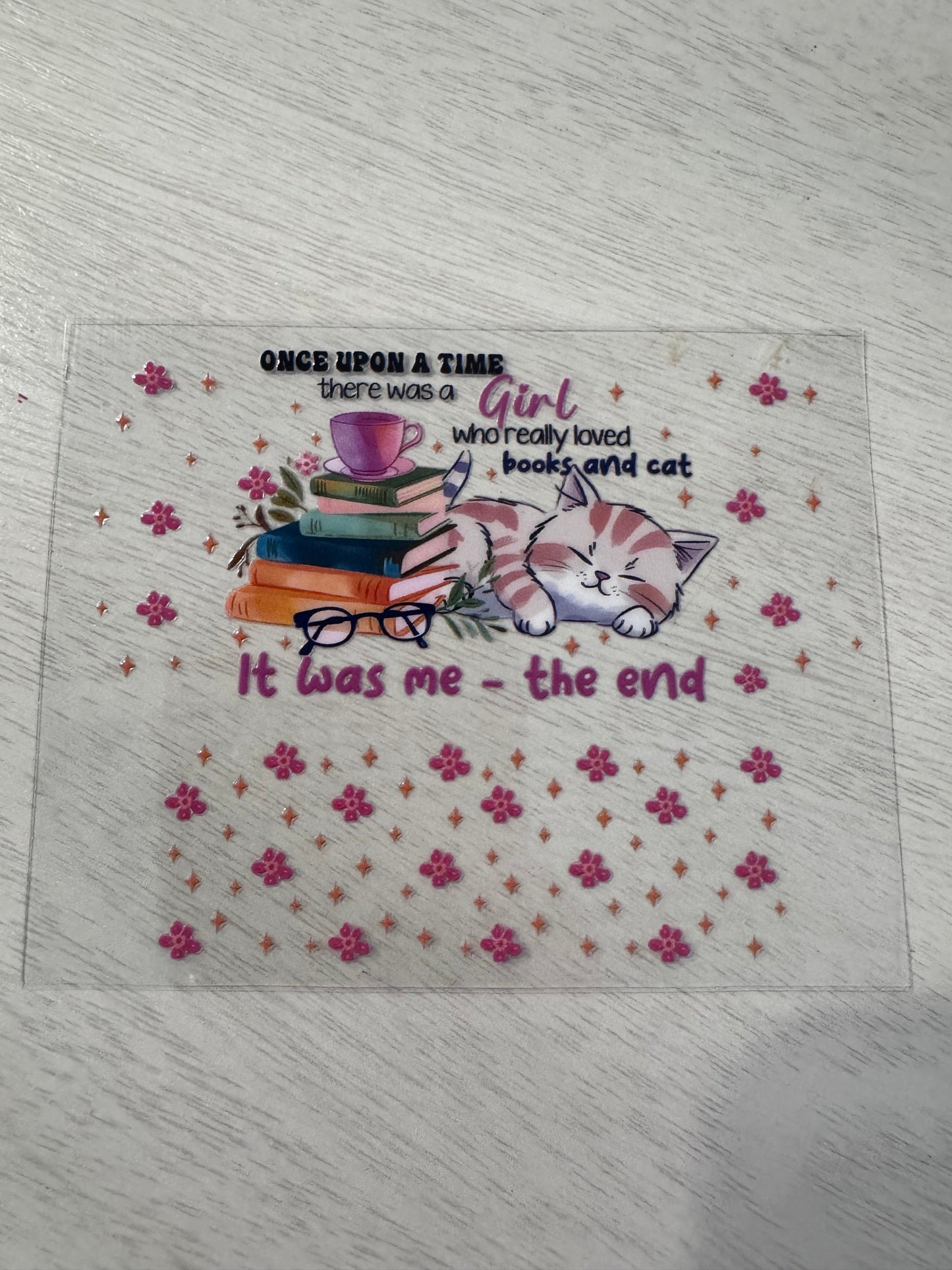 Once upon a time there’s was a girl you loved books and cats