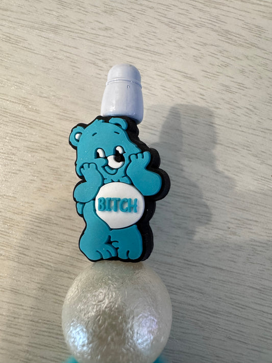 Teal swear Bear “B*tch”