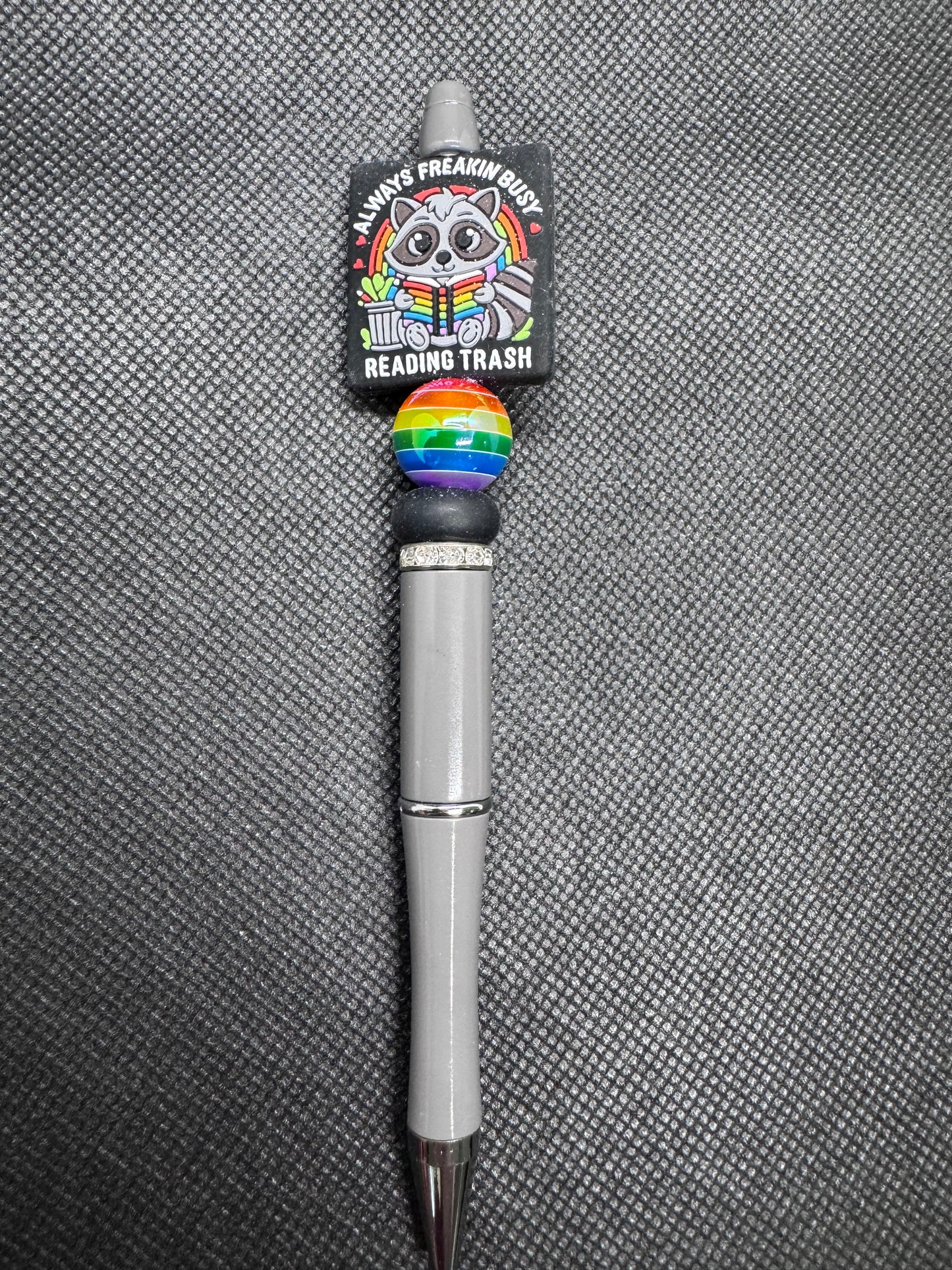 Always freaking busy reading trash raccoon