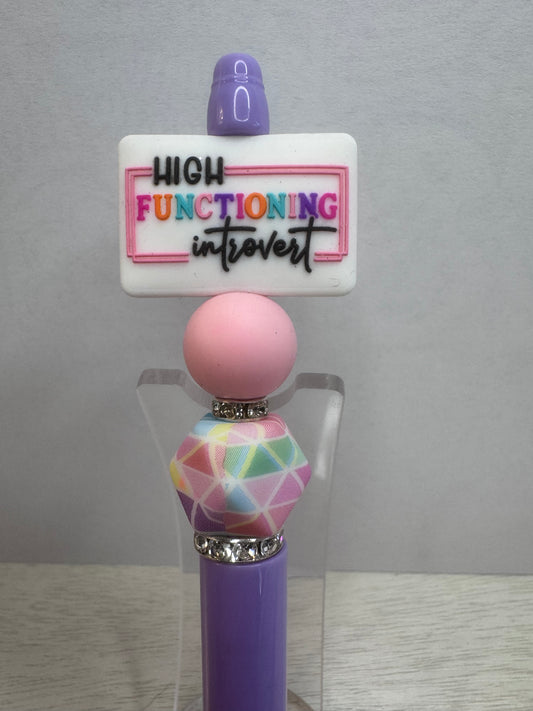 High functioning introvert  -  too…people outside.