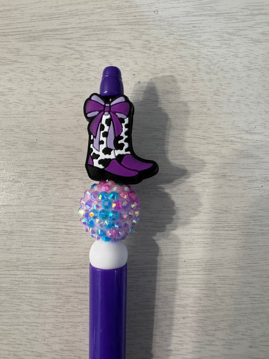 Purple cowgirl boots