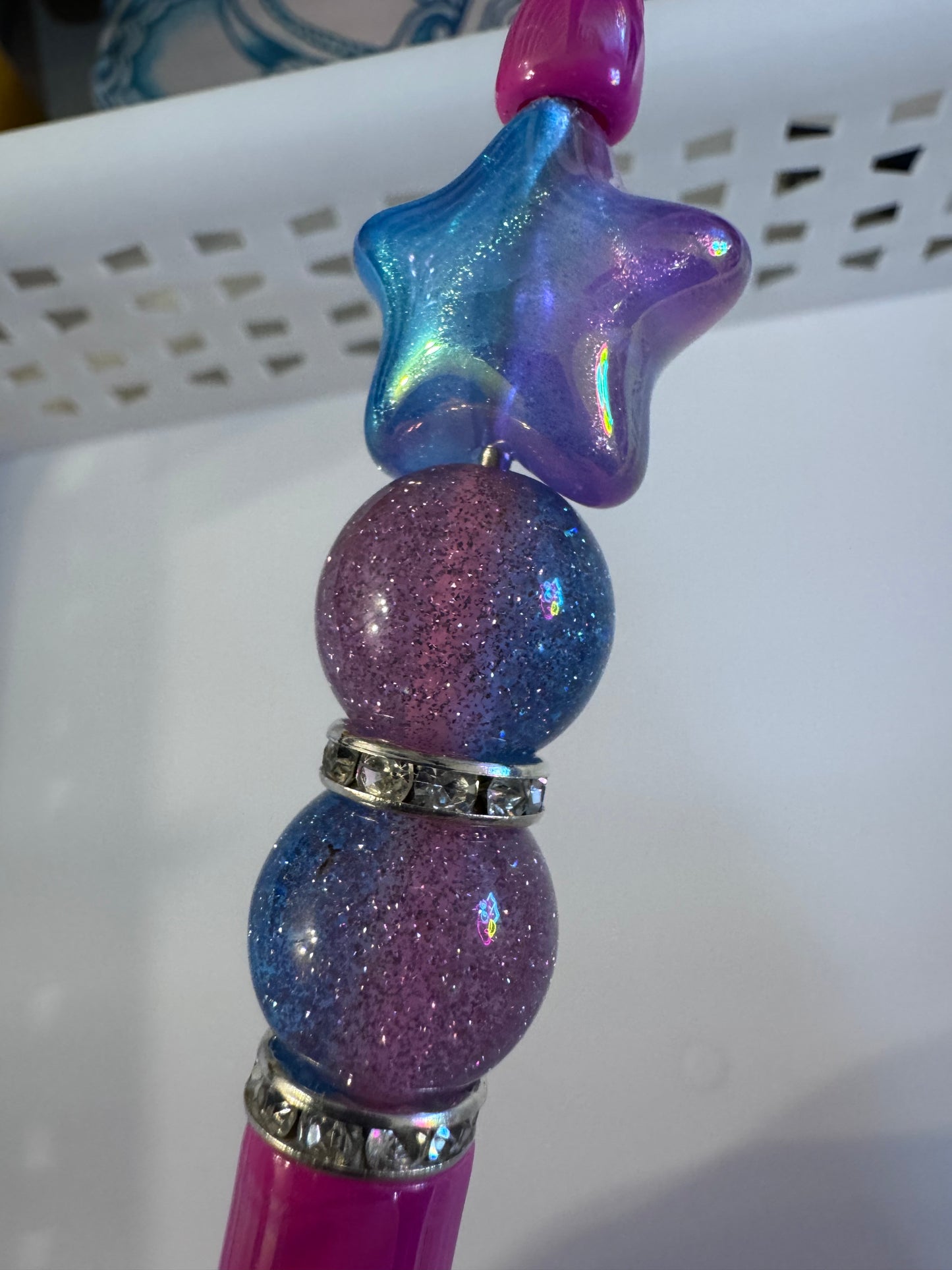 Triple galaxy bead