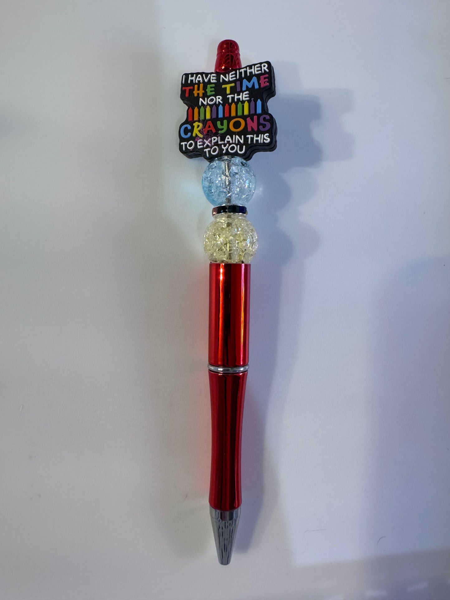 I have neither the time nor the crayons to explain this to you