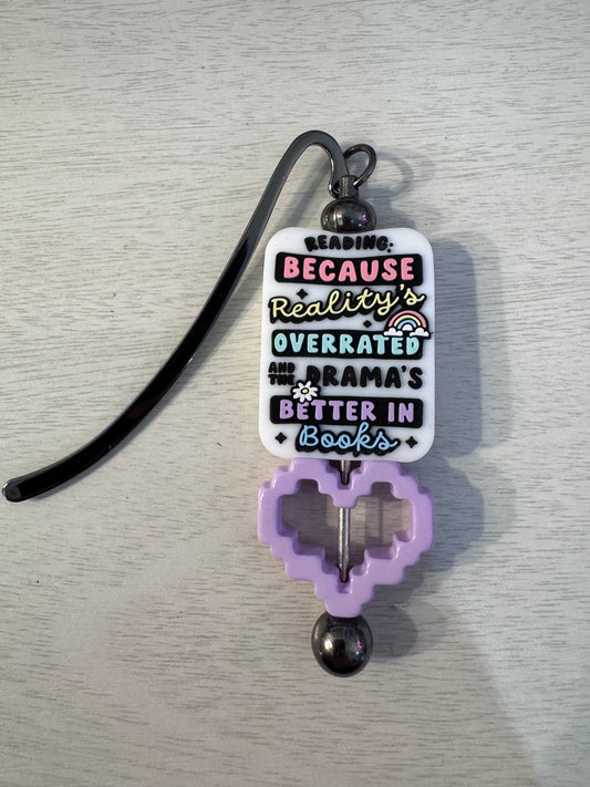 Reading: Because reality’s overrated and the drama’s better in books