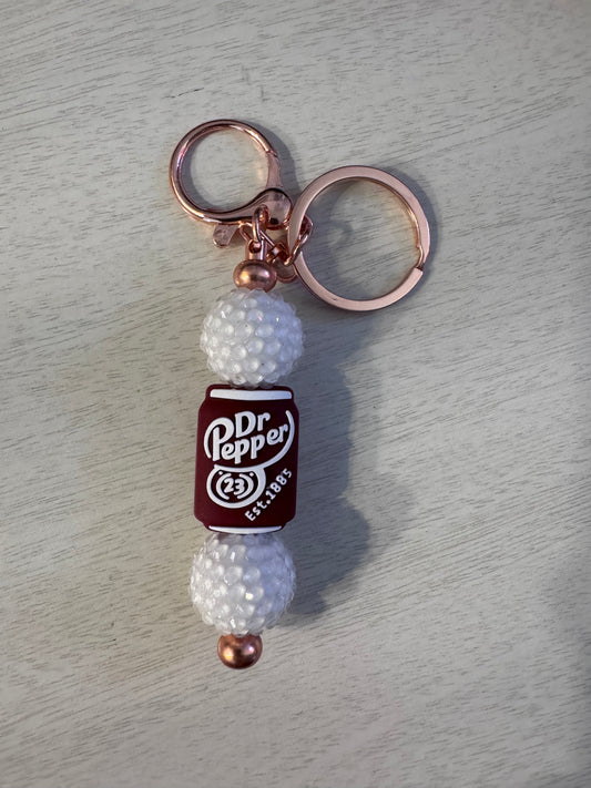 Dr. Pepper keychain