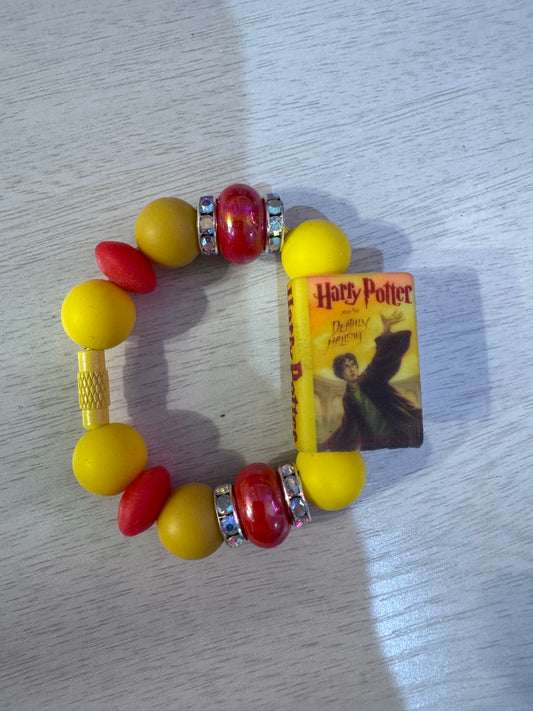 Harry Potter and the Deathly Hallows book cup charm or keychain