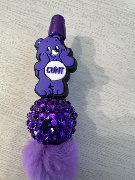 Purple Swear Bear “c*nt”