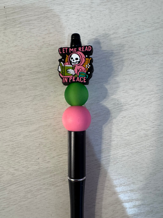 Let me read in peace