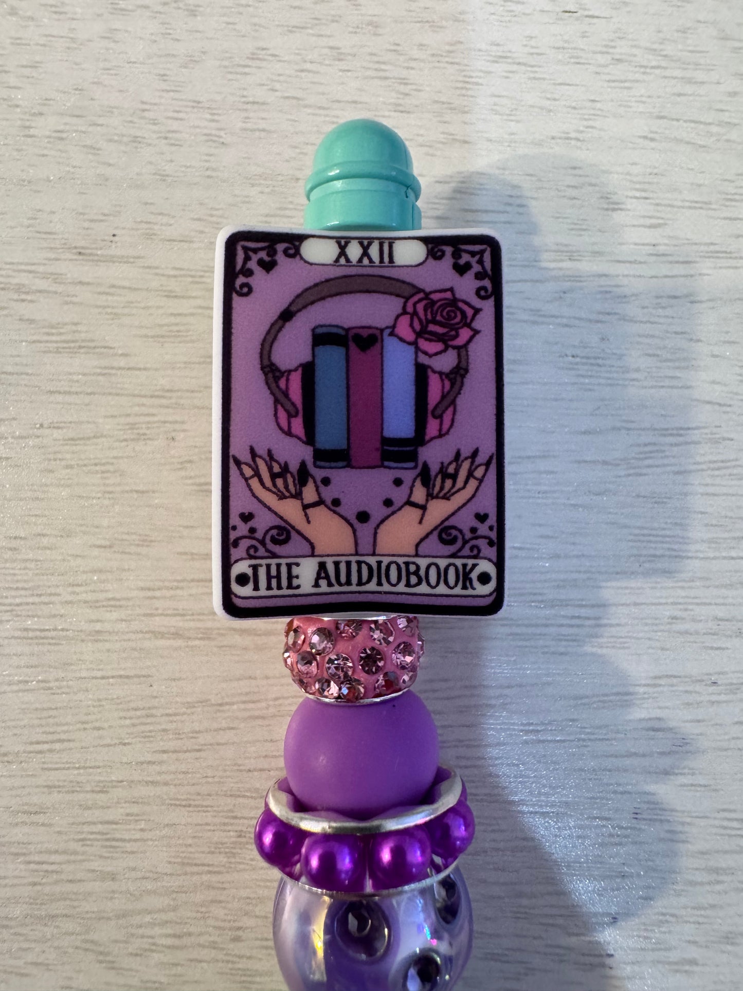 The audiobook tarot card