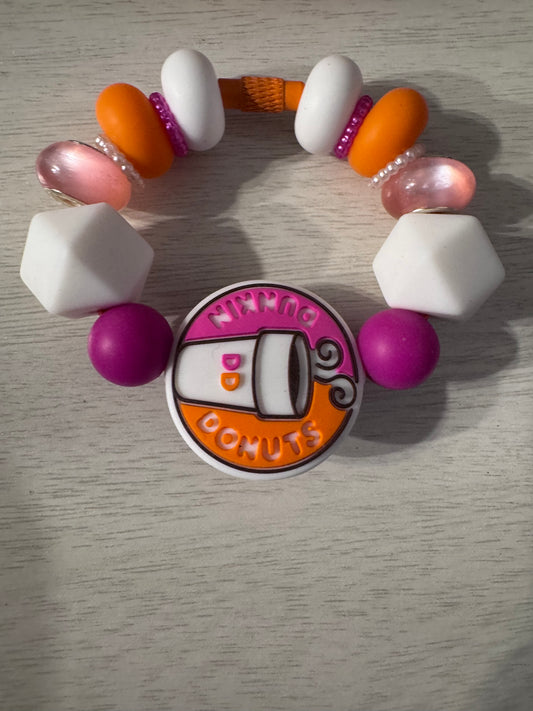 Dunkin Donuts keychain/carcharm