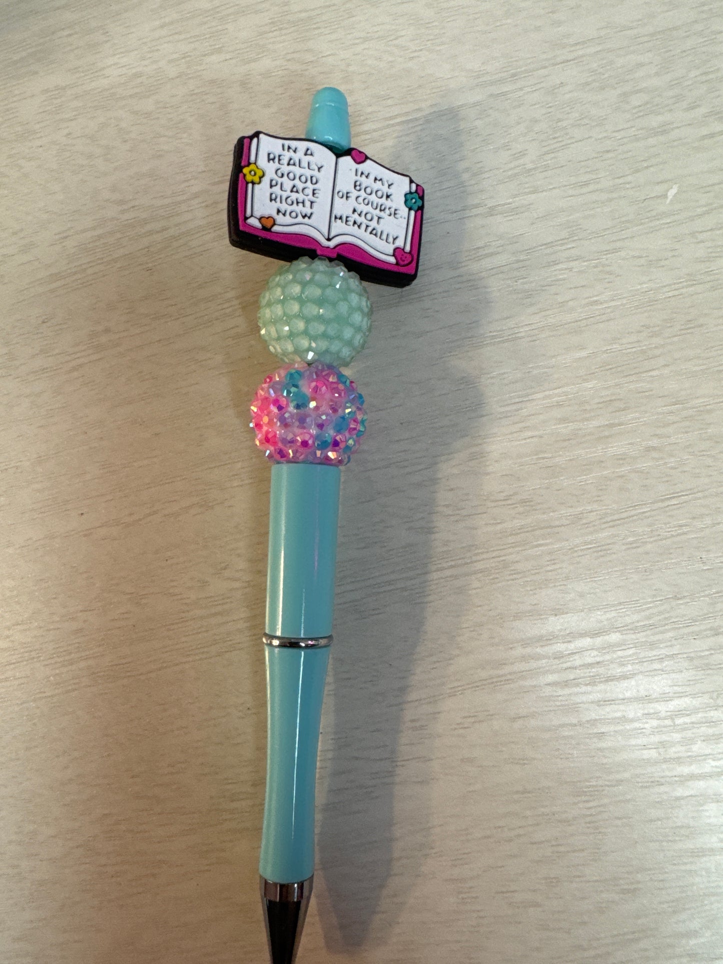 I’m in a really good place right now in my book of course…not mentally