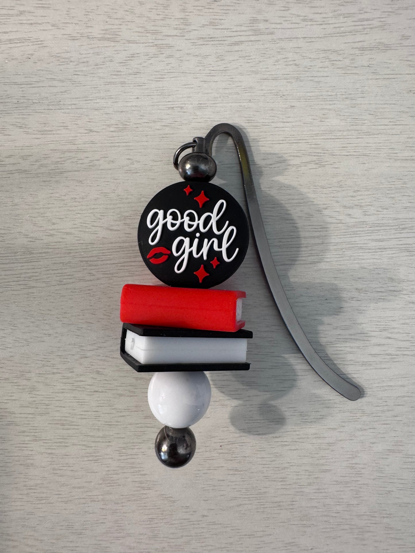 Good girl with books