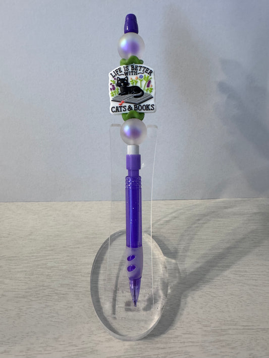 Life is better with cats and books