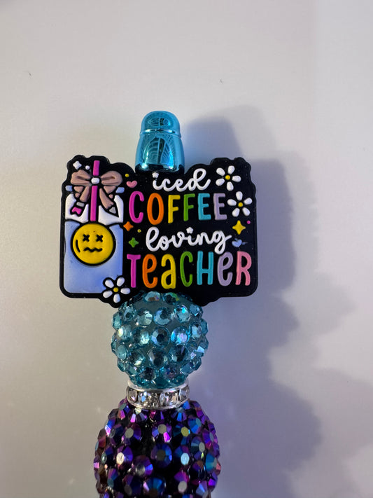 Iced coffee loving teacher