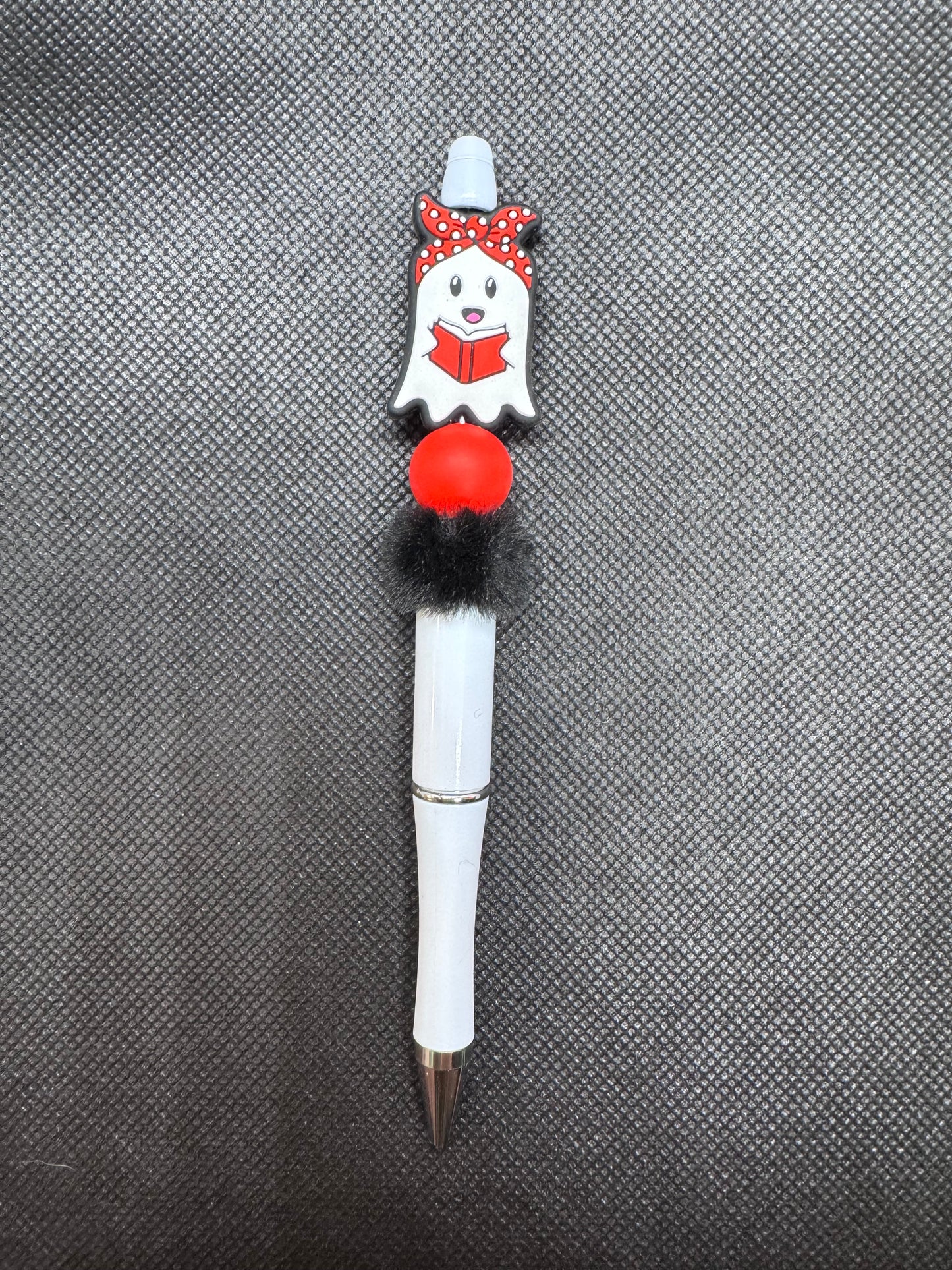 Girl ghosts reading book