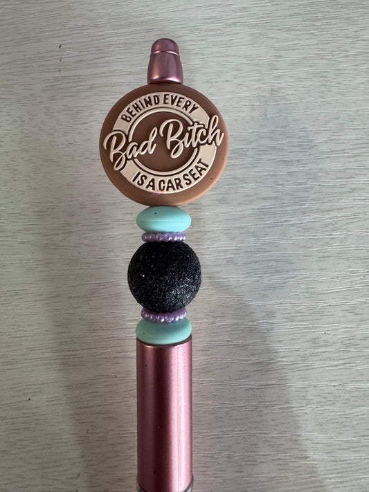 Behind every bad b*tch is a car seat