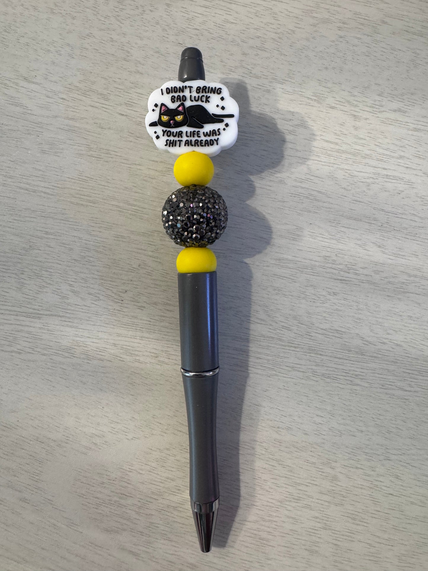 I didn’t bring bad luck, your life was shit already