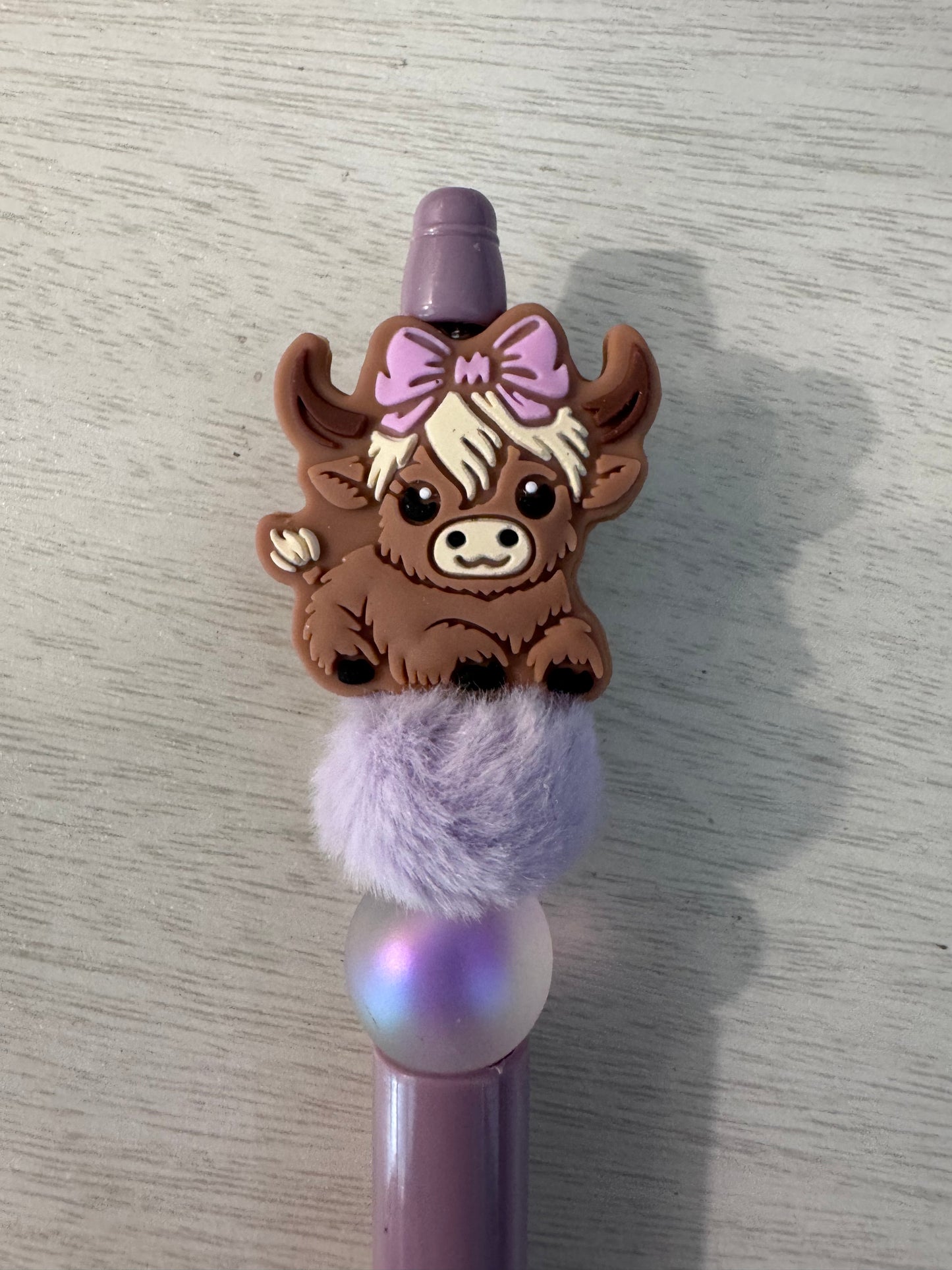 Purple Highland Cow