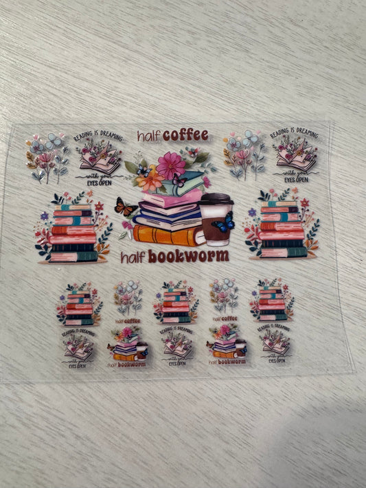 Half coffee half bookworm.