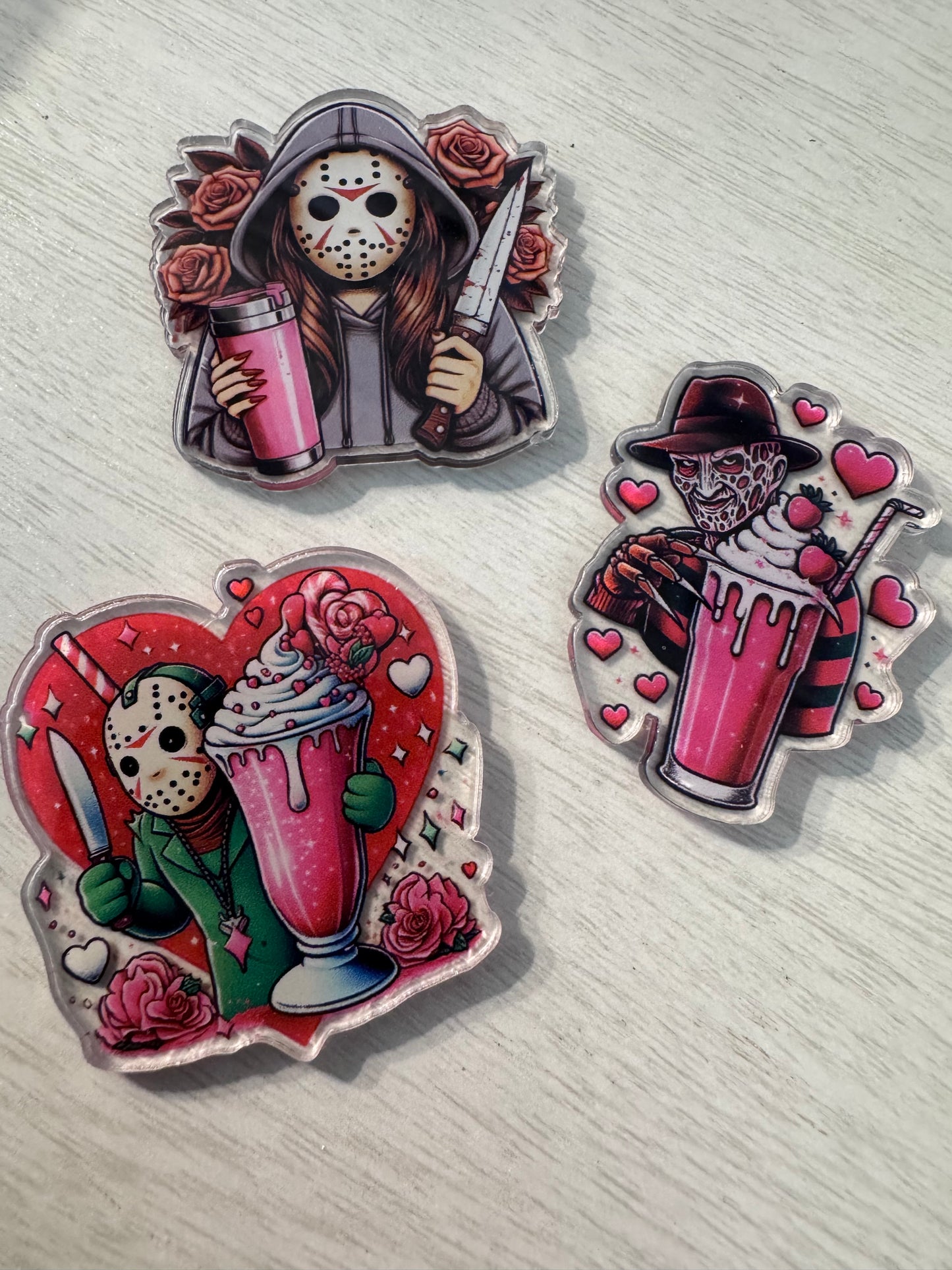 Horror with treats and drinks