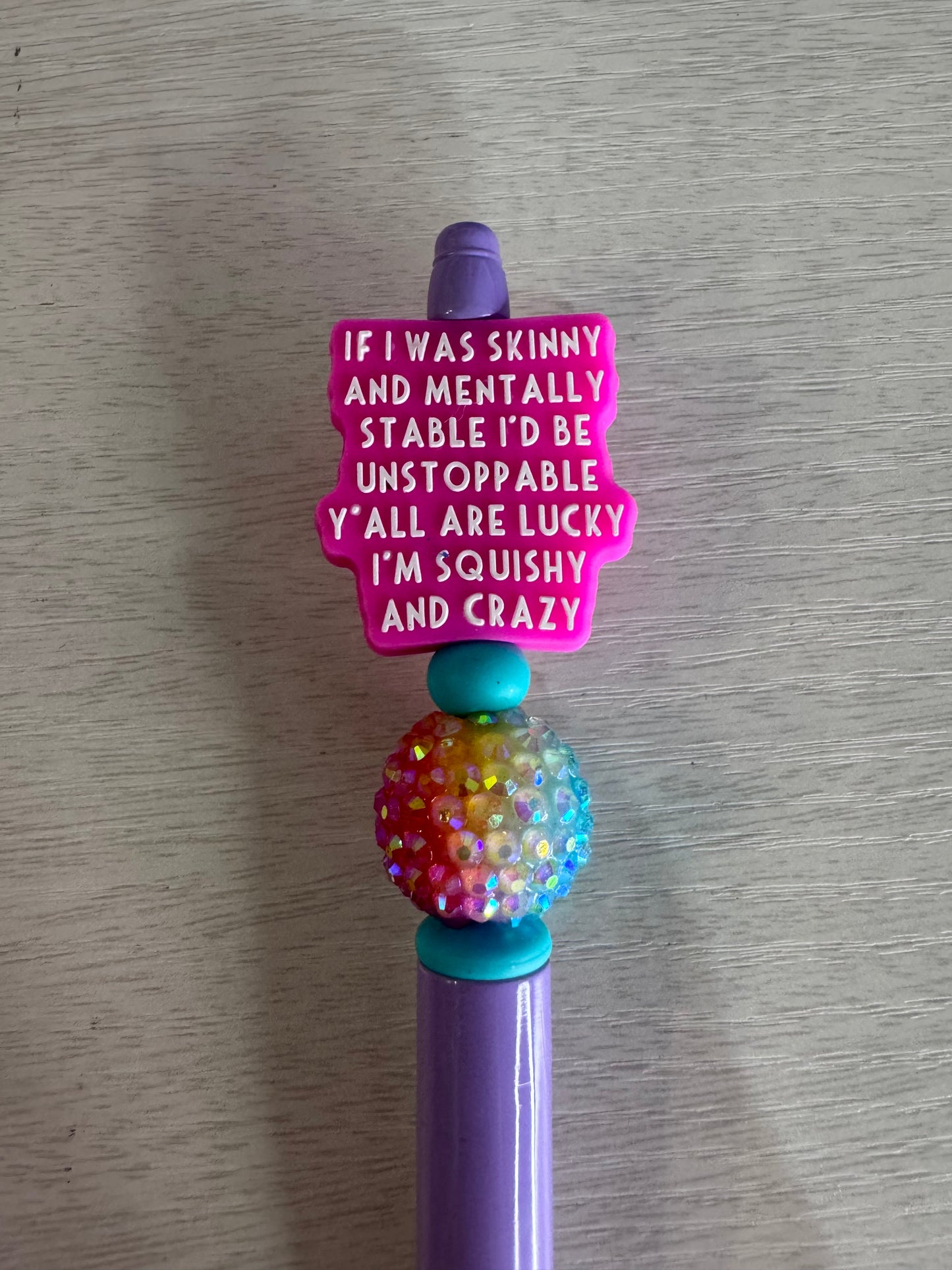 If I was skinny and mentally stable I’d be unstoppable, yall are lucky I’m squishy and crazy.