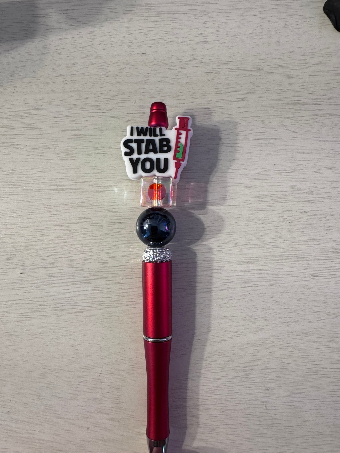 I will stab you (needle)