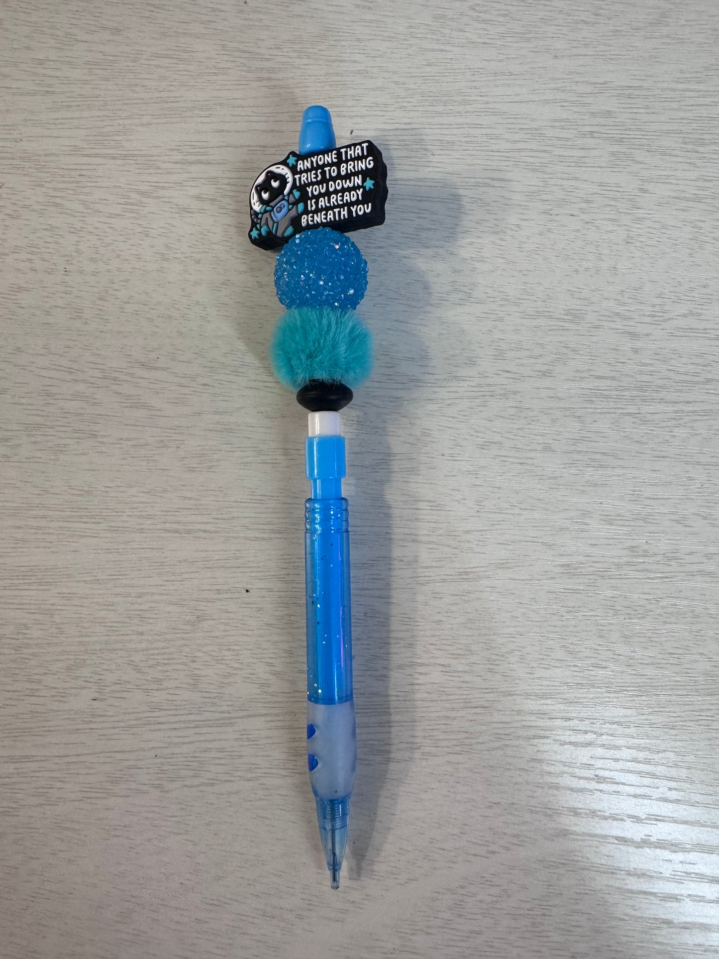 Anyone that tries to bring you down is already beneath you (cat astronaut)