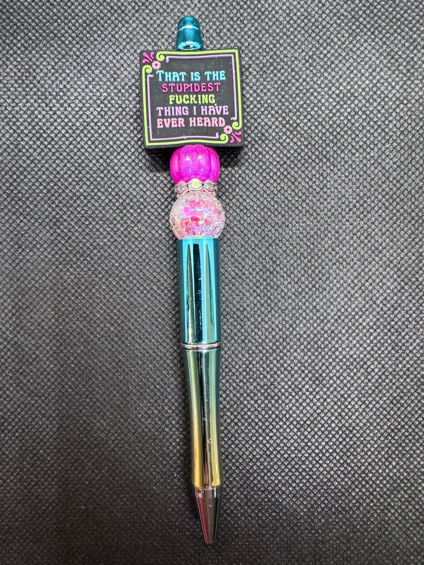 That is the stupidest f*inh thing I’ve ever heard.