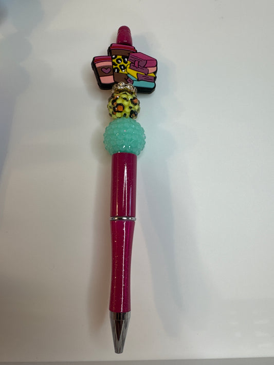 Books and coffee cups