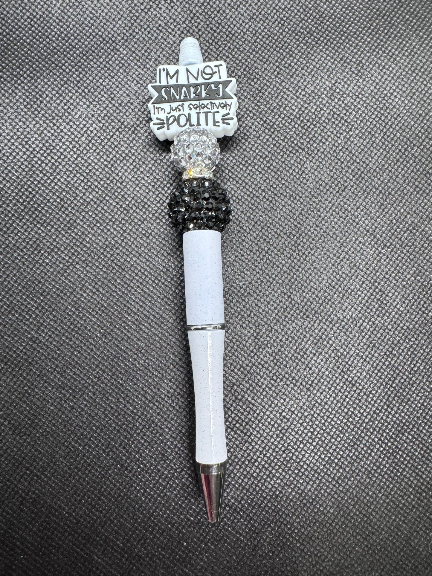 I’m not snarky I’m just selectively polite